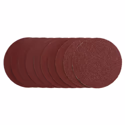 Draper 125MM SANDING DISC ASSRTD GRIT 03158 Sanding Discs, 125mm, Hook & Loop (Pack of 10)