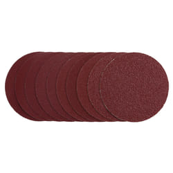Draper 125MM SANDING DISC ASSRTD GRIT 03158 Sanding Discs, 125mm, Hook & Loop (Pack of 10)