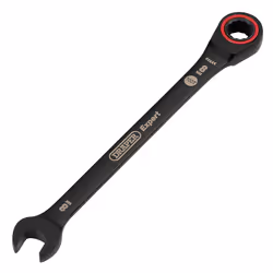 Draper 8.0MM RATCHETING SPANNER 03879 HI-TORQÃ Metric Ratchet Combination Spanners, Black