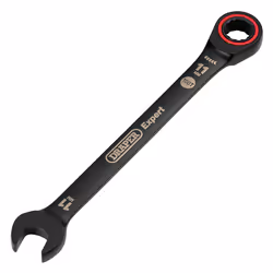 Draper 11.0MM RATCHETING SPANNER 03882 HI-TORQÃ Metric Ratchet Combination Spanners, Black