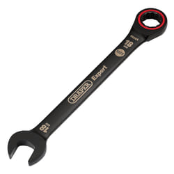 Draper 18.0MM RATCHETING SPANNER 03891 HI-TORQÃ Metric Ratchet Combination Spanners, Black