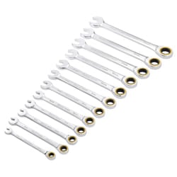 Draper 12PC RATCHETING SPANNER SET 03897 HI-TORQÃ Metric Ratchet Combination Spanner Set (12 Piece)