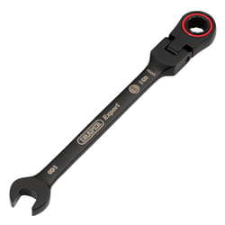Draper 8MM FLEX HEAD RATCHET SPANNER 03914 HI-TORQÃ Metric Flexible Head Ratchet Combination Spanners, Black