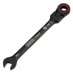 Draper 9MM FLEX HEAD RATCHET SPANNER 03915 HI-TORQÃ Metric Flexible Head Ratchet Combination Spanners, Black