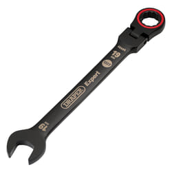 Draper 19MM FLEX HEAD RATCHET SPANNER 03926 HI-TORQÃ Metric Flexible Head Ratchet Combination Spanners, Black