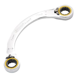 Draper 15X17MM HALF MOON RATCHET SPAN 03936 HI-TORQÃ Double Ring Ratchet Half Moon Spanners