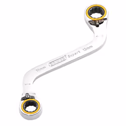 Draper 10X12MM S RATCHET SPAN 03942 HI-TORQÃ Double Ring Ratchet S-Shape Spanners