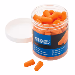 Draper EAR PLUGS - DISPENSER OF 50PR 04115 Disposable Ear Plugs (Jar of 50 Pairs)
