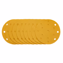 Draper 150MM GOLD SAND DISC 400G 15DE 08478 Gold Sanding Discs with Hook & Loop, 150mm, 15 Dust Extraction Holes (Pack of 10)