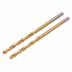 Draper TITANIUM DRILL BIT 2.0MM X2 08860 HSS Titanium Nitride Coated Drill Bits