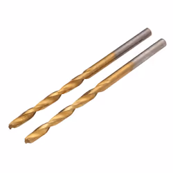 Draper TITANIUM DRILL BIT 4.5MM X2 08866 HSS Titanium Nitride Coated Drill Bits