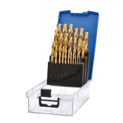 Draper TITANIUM DRILL BIT SET 25PCS 08886 HSS Titanium Nitride Coated Drill Bit Set (25 Piece)