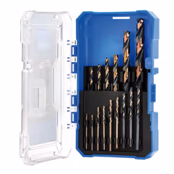 Draper HSS TURBO DRILL BIT SET 15PCS 09103 HSS Turbo Titanium Drill Bit Set (15 Piece)