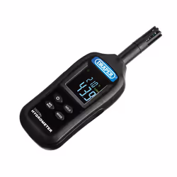 Draper DIGITAL HYGROMETER 12444 12444 Handheld Digital Hygrometer - Humidity and Temperature Meter, 0-100% RH and -20 to +70Ã ...
