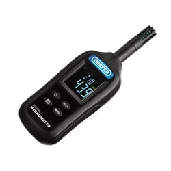 Draper DIGITAL HYGROMETER 12444 12444 Handheld Digital Hygrometer - Humidity and Temperature Meter, 0-100% RH and -20 to +70ÃC