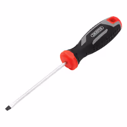 Draper SL4X100MM SLOTTED SCREWDRIVER Slotted Soft Grip Screwdrivers