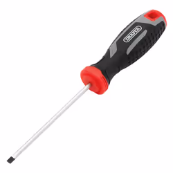 Draper SL4X100MM SLOTTED PARALLEL SCR Slotted Soft Grip Screwdrivers