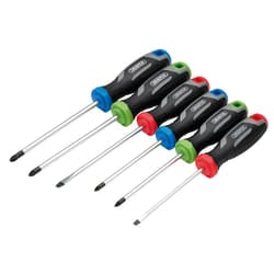 Draper SET 3 - 6PC SET - REGULAR (S) Soft Grip Screwdriver Set (6 Piece)