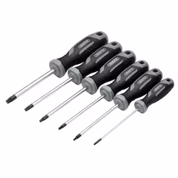 Draper SET 4 - 6PC SET - TX-STAR Soft Grip Screwdriver Set (6 Piece)