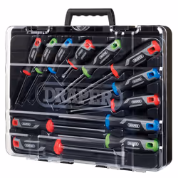 Draper SET 6 - 12PC SET - REGULAR (M) Soft Grip Screwdriver Set (12 Piece)