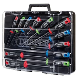 Draper SET 6 - 12PC SET - REGULAR (M) Soft Grip Screwdriver Set (12 Piece)