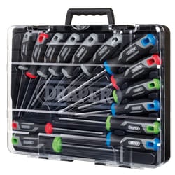 Draper SET 7 - 14PC SET - REGULAR (L) Soft Grip Screwdriver Set with Draper TX-STARÃ (14 Piece)