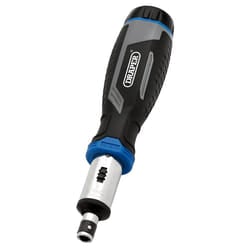 Draper SET 9 - 13PC SET - RATCHET Soft Grip Ratchet Screwdriver and Bit Set, 1/4" (13 Piece)