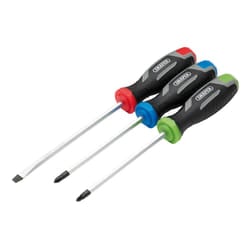 Draper SET 1 - 3PC SET - POUND THRU S Pound Thru Soft Grip Screwdriver Set (3 Piece)