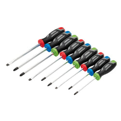 Draper SET 1 - 9PC SET - POUND THRU S Pound Thru Soft Grip Screwdriver Set (9 Piece)