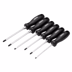Draper SET 2 - 6PC SET - REGULAR (S) Hard Grip Screwdriver Set (6 Piece)