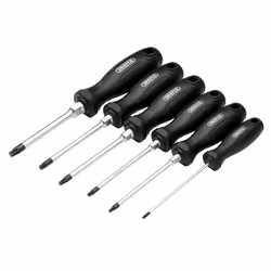 Draper SET 3 - 6PC SET - TX-STAR Hard Grip Screwdriver Set (6 Piece)