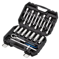 Draper SHOCKABSORBER STRUTNUTKIT 19PC 13604 13604 Shock Absorber Strut Nut Kit, 1/2" Sq. Dr. (19 Piece)
