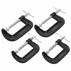 Draper G-CLAMP SET - 4 PIECE 18992 Heavy Duty G-Clamp Set (4 Piece)