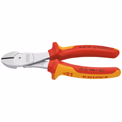 Draper HD HI-LEVERAGE CUTTER VDE180MM 26784 26784 VDE Insulated High Leverage Diagonal Cutters