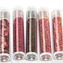 Glitter Flitter Craft Set  Rose Pink - per pack of 5