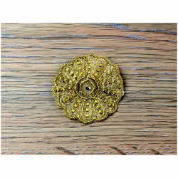 Swarovski Crystal Appliques  Gold - each