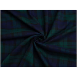 Minerva Stretch Woven Suiting - per metre - Navy & Green