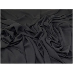 Minerva Ripple Crepe - per metre - Black