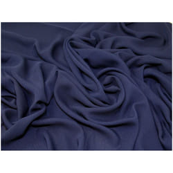 Minerva Ripple Crepe - per metre - Navy Blue