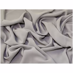Minerva Ripple Crepe - per metre - Silver