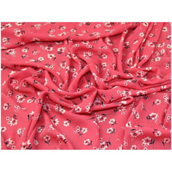 Minerva Polyester Georgette - per metre - Coral Pink