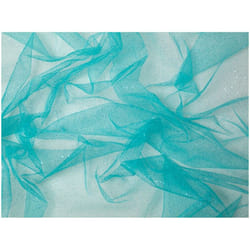 Minerva Glitter Tulle Net - per metre - Marina
