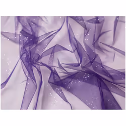Minerva Glitter Tulle Net - per metre - Purple