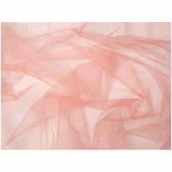 Minerva Glitter Tulle Net - per metre - Rose Pink