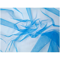 Minerva Glitter Tulle Net - per metre - Turquoise