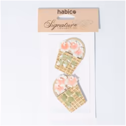 Flower Embellishments Pink - per pack