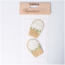 Flower Embellishments  White - per pack