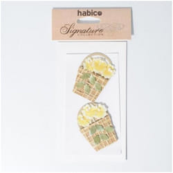 Flower Embellishments  Yellow - per pack