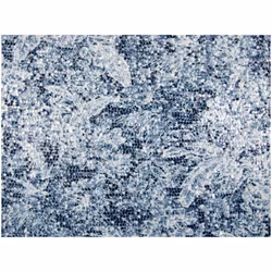 Minerva Sequin Mesh Fabric Blue - per metre