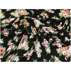 Minerva Viscose Challis Fabric Pink - per metre